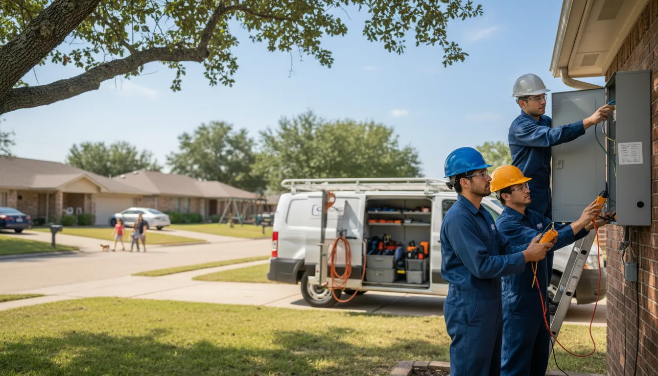 Certified electrician providing emergency electrical services in Deane, KY